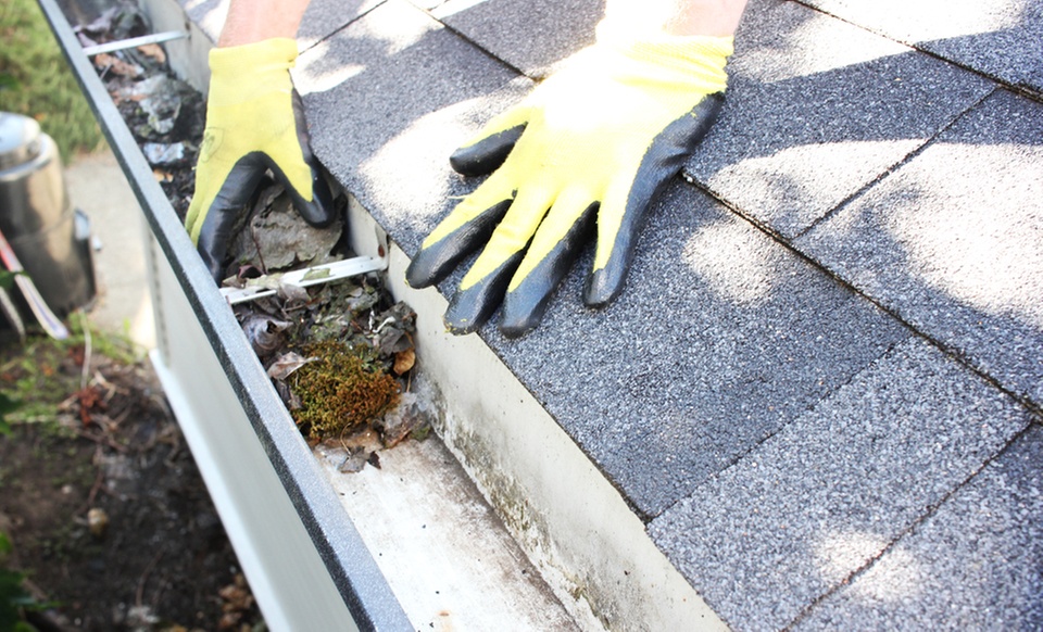 Gutter Cleaning for Up to 200 or 300 Feet from Friendly Giant Window and Gutter Cleaning (Up to 50% Off) - Primary Image
