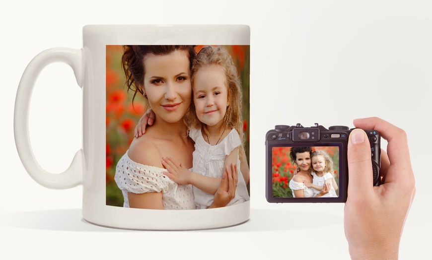 Image 1: Personalised Photo Mug