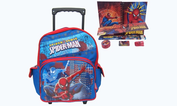 Spiderman discount rolling backpack