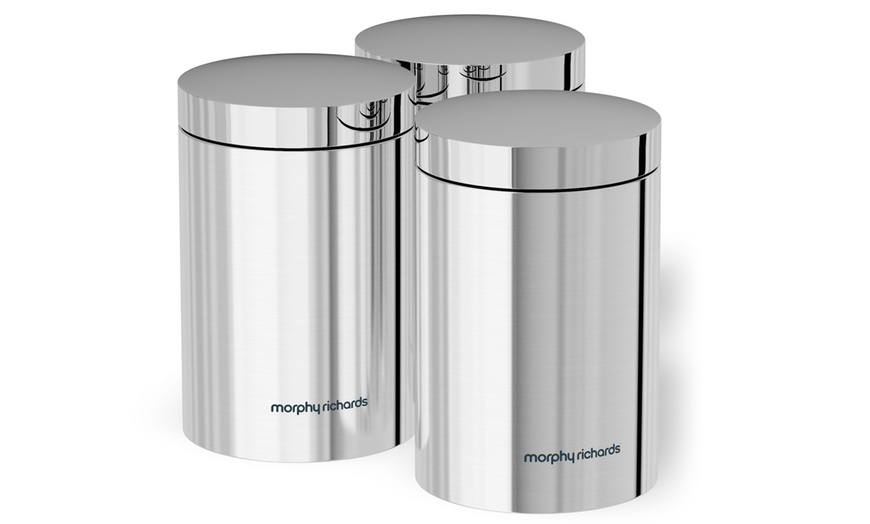 Image 7: Morphy Richards Set of Canisters