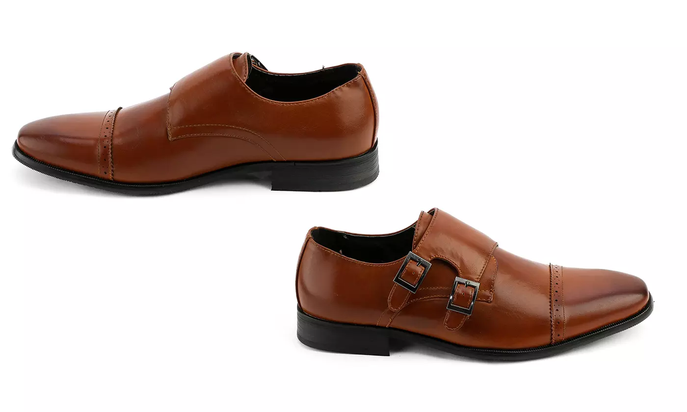 Xray Men's Double Monk Strap Shoes - Second Medium