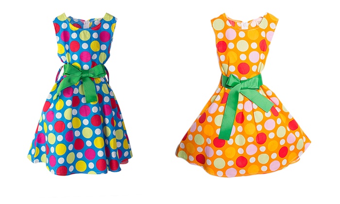 toddlers polka dot dresses groupon goods toddlers polka dot dresses groupon goods