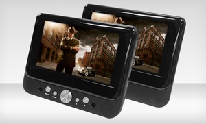 Impecca Dual-Screen Portable DVD Player (DVP-DS720)