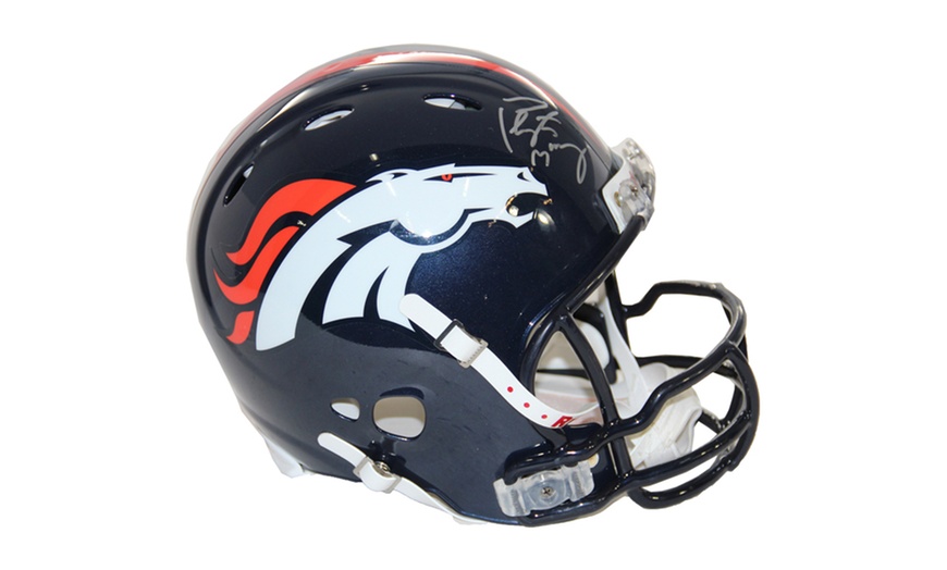 Signed Football Helmets Or Case 