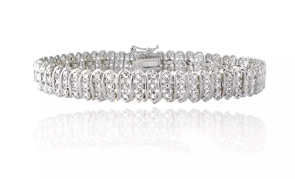 1.00 CTTW Diamond Bracelets - Second Medium