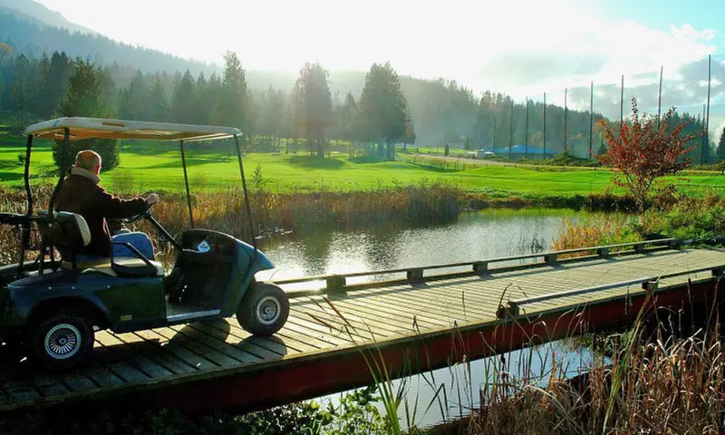 Greens Fees and Range Tokens for Two or Four at Bridal Falls Golf Club (Up to 54% Off). Four Options Available. - Primary Image