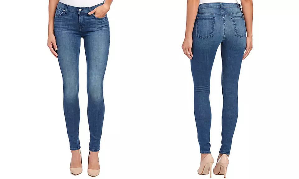 7 For All Mankind The Skinny Women's Jeans (Size 24) - Primary Image