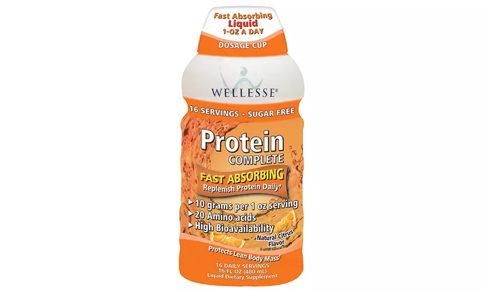 2-Pack of 16-Serving Bottles of Wellesse Protein Complete Liquid - Primary Image