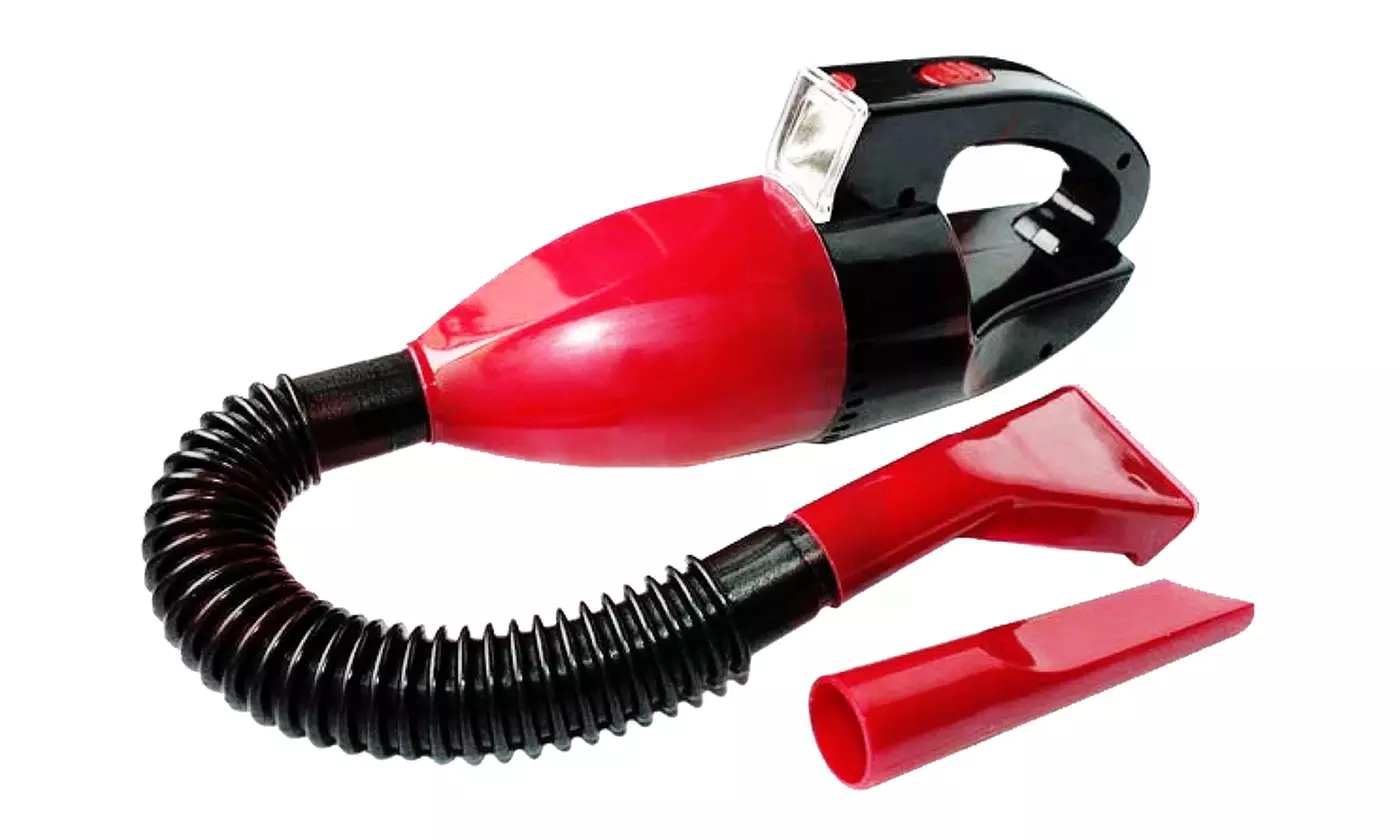 Handheld LED Car Vacuum Cleaner Set (3-Piece) - Primary Image