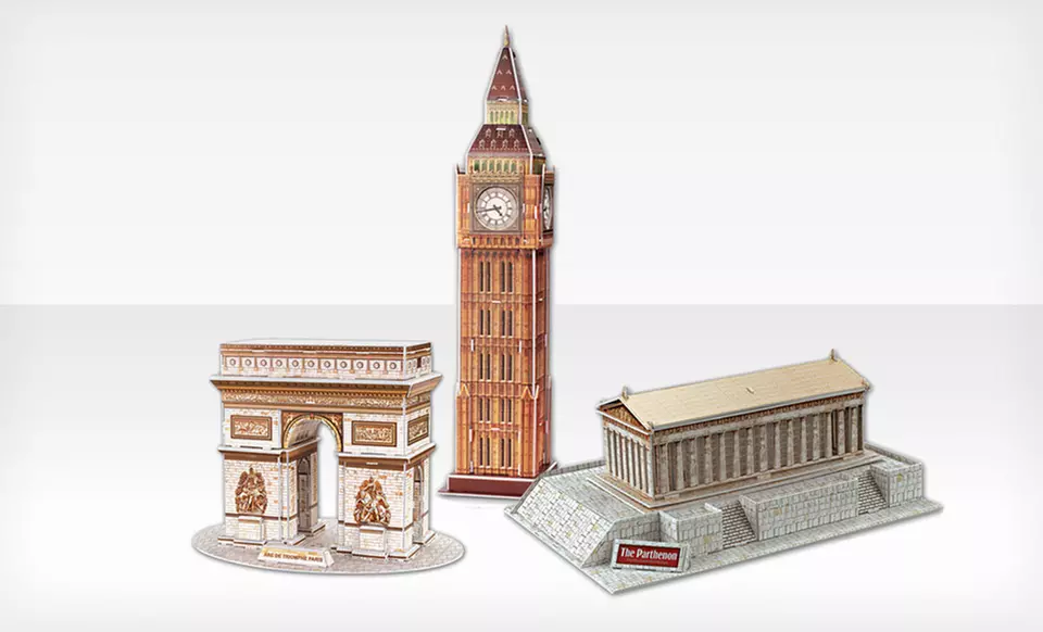 $8.99 for a Medium-Sized 3D Architecture Puzzle ($15.50 List Price). Multiple Landmarks Available. Free Returns. - Primary Image