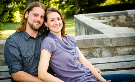 Family Photo Shoot with 15 Images or Engagement Photo Shoot with 25 Images from Kat Hall Photography (Up to 53% Off) - Primary Image