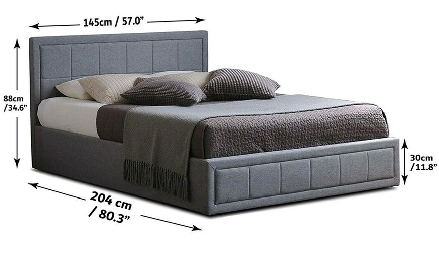 Image 37: Ottoman Bed Range with Optional Mattress