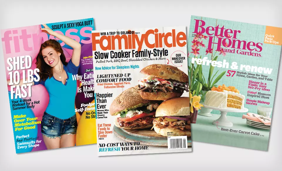 One- or Two-Year Mother's Day Magazine Subscriptions (Half Off). 10 Titles Available. Free Shipping. - Primary Image