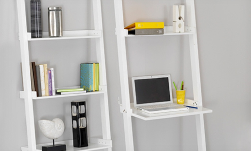 Image 6: Step Ladder Shelving Unit