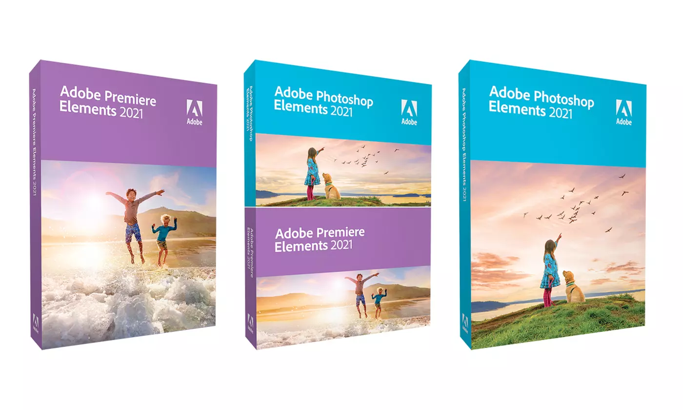 Adobe Photoshop Elements 2021 7 y/o Adobe Premiere Elements 2021 (envío gratuito) - Primary Image