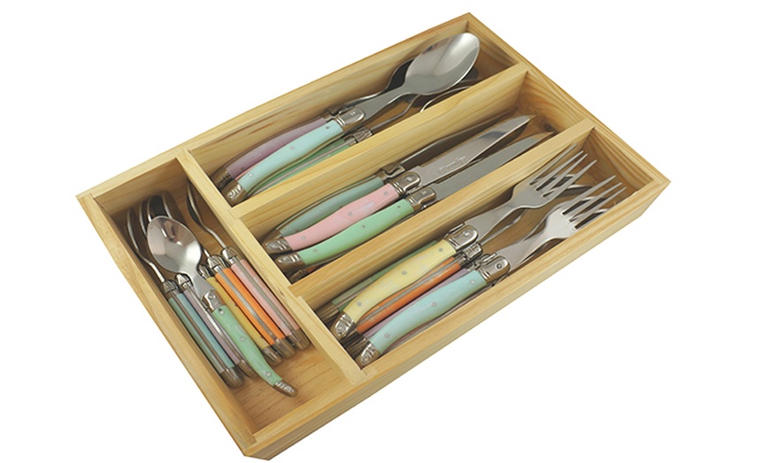 Image 6: Laguiole 24-Piece Cutlery Set