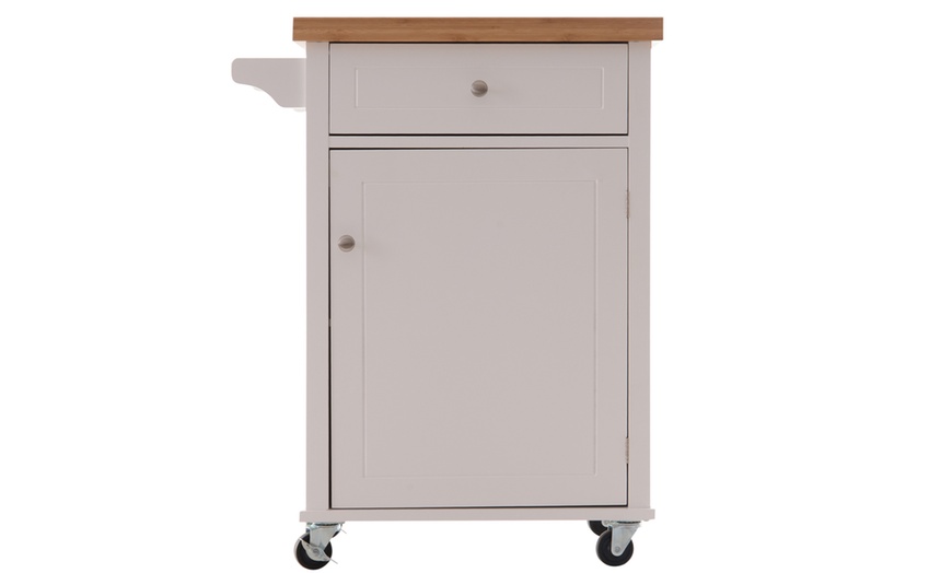 Image 54: HomCom Kitchen Trolley Cart