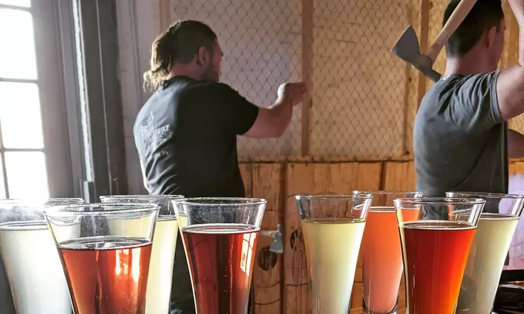 15-Minute Axe-Throwing Session for Two, Three, or Four at Meduseld Meadery (Up to 25% Off) - Primary Image