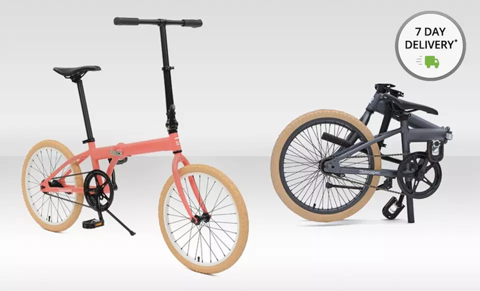 Retrospec Speck Single-Speed Folding Bike. Multiple Colors Available. Free Returns. - Primary Image