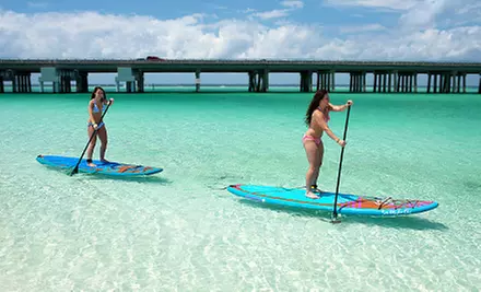 One-Hour of Stand-Up Paddleboarding for Two or Four from YOLO Board (Half Off) - Primary Image