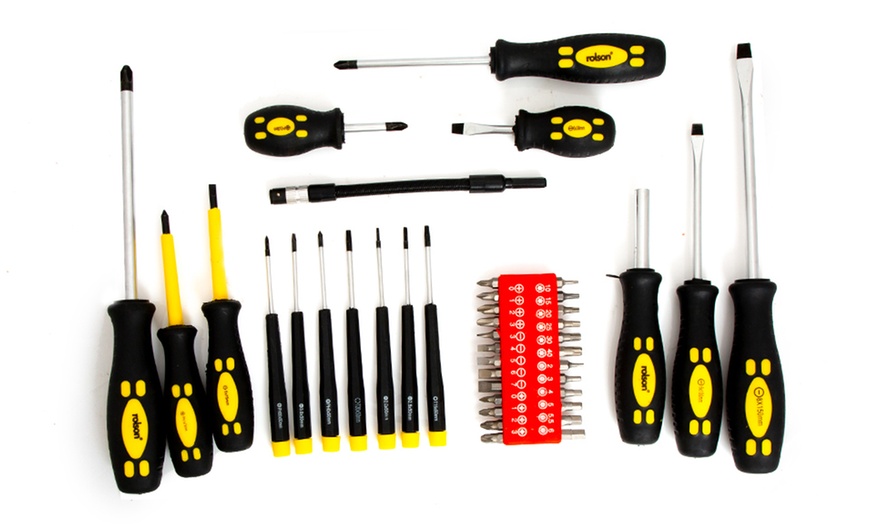 Image 5: Rolson 42-Piece Screwdriver Set