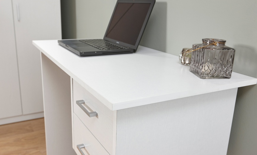 Image 23: Simple Two-Drawer Desk