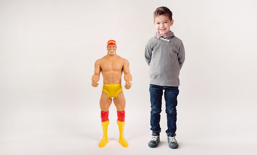 Image 2: 31" WWE Hulk Hogan Figure