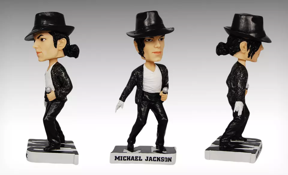 $9.99 for a Michael Jackson Bobblehead ($22.24 List Price). Free Returns. - Second Medium