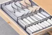 1 ou 3 boîtes de rangement pliables pour sous-vêtements, modèle au choix - Image 6