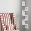 Image 1: 5-Tier Zigzag Corner Floating Shelf
