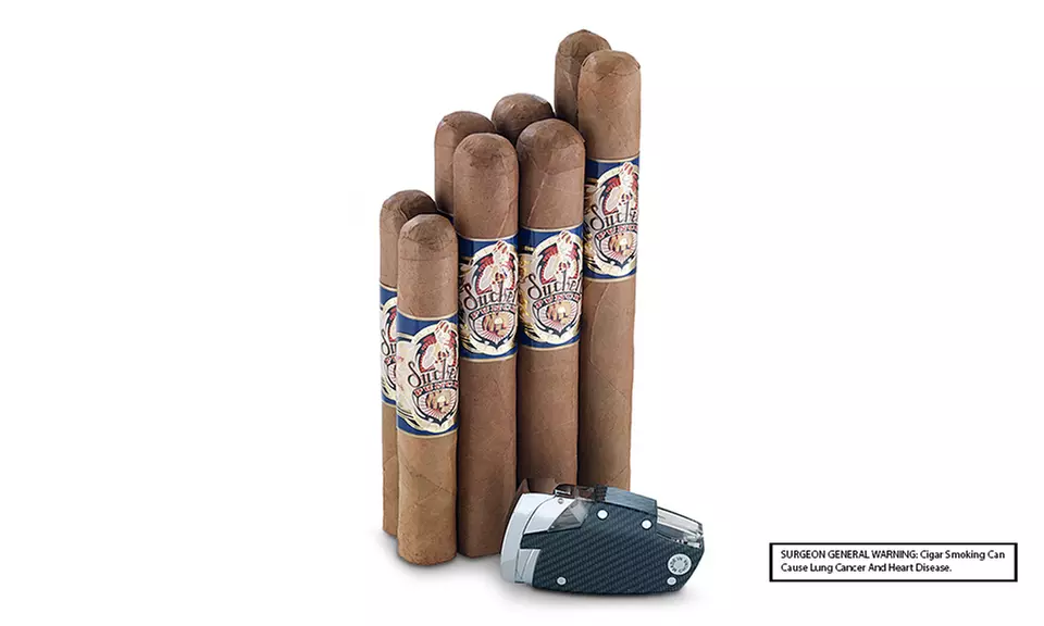 Sucker Punch Cigar Gift Set with Tornado Lighter (8-Pack) - Primary Image