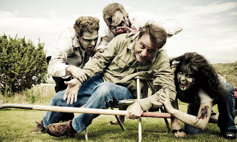 Zombie Room Escape Game Entry for Up to 12 People at Zombie Room Escapes (Up to 35% Off). 5 Options Available.  - Primary Image
