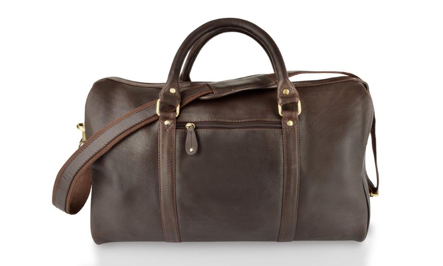 Image 2: Woodland Leather Travel Bags