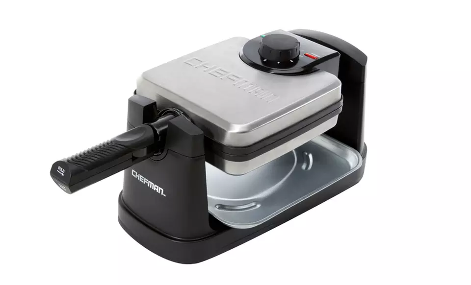 $29.99 for a Chefman Square Rotating Belgian Waffle Maker ($59.95 List Price). Free Shipping and Returns. - Second Medium