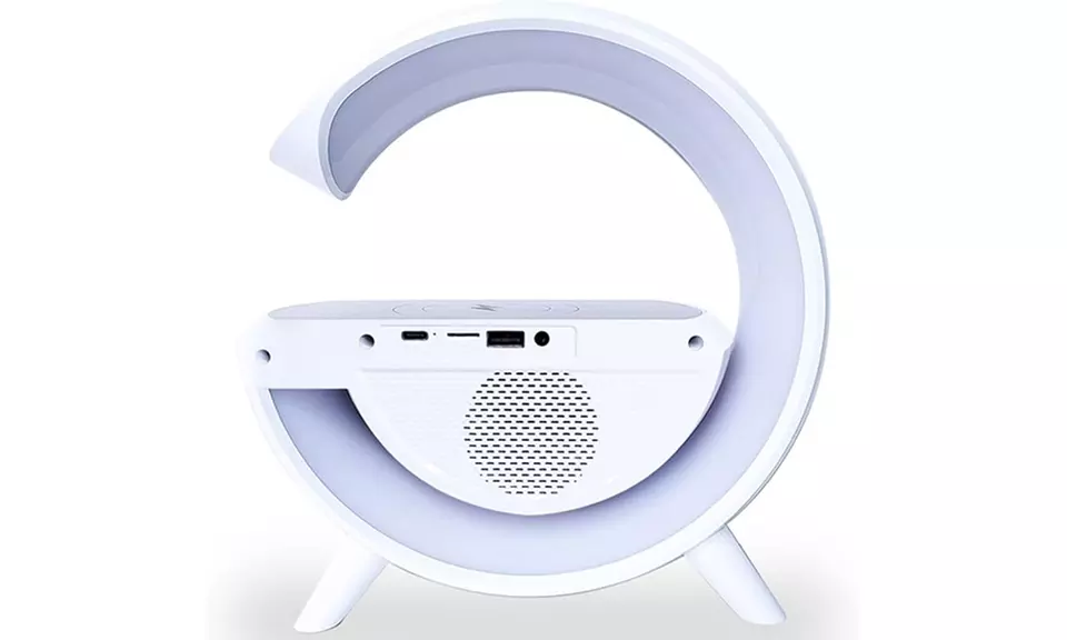 15W kabelloses Ladegerät mit Wecker und Bluetooth-Lautsprecher