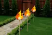 One, Two or Four Outdoor Flame Solar Lights - Image 3