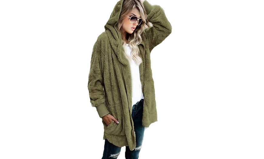 Image 8: Women's Teddy Bear Jacket