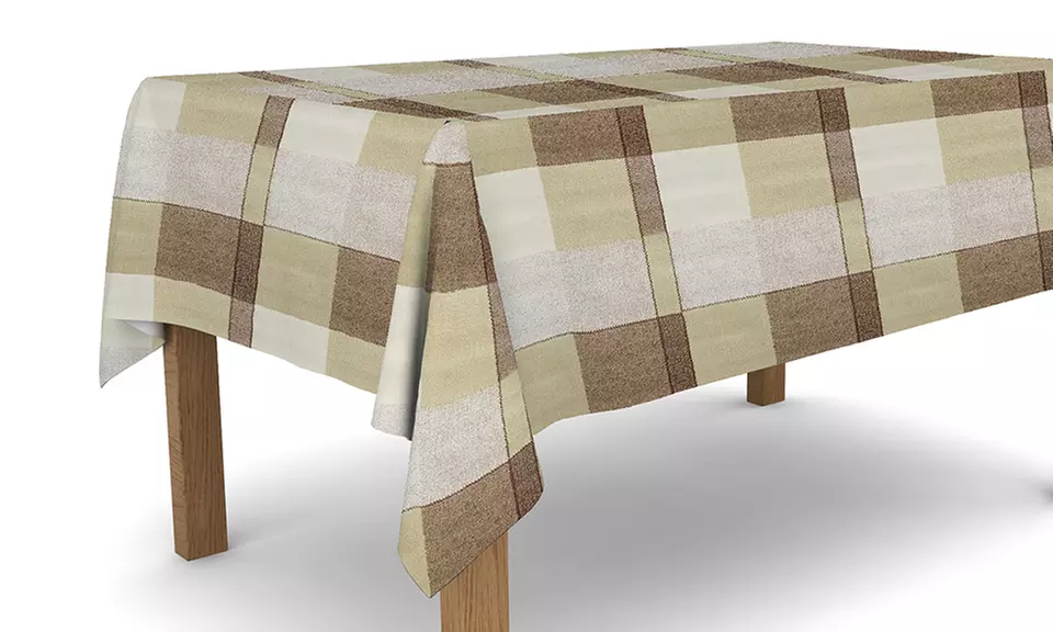 Tischdecke aus gewachstem PVC