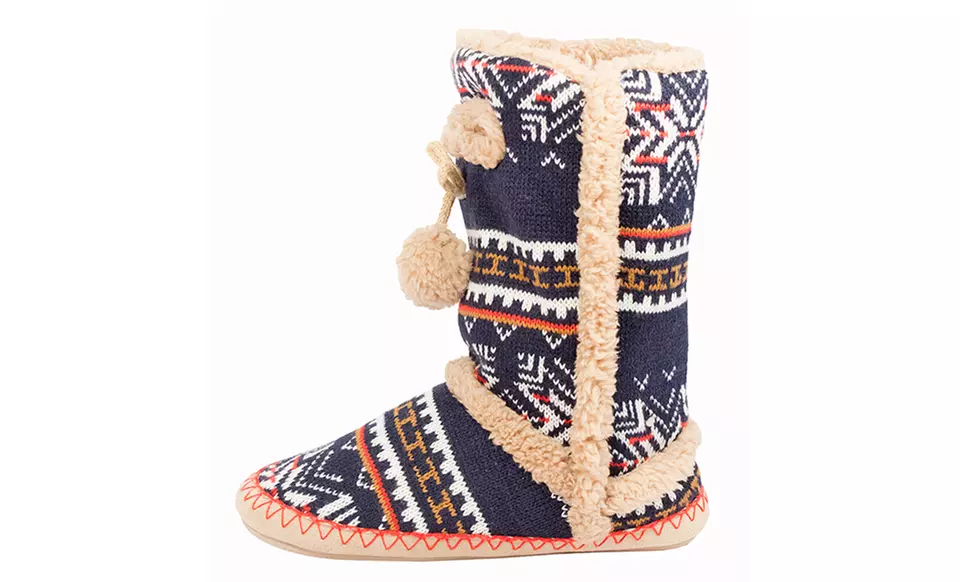 Minx Navajo Indoor/Outdoor Ladies Slipper Boots - Second Medium