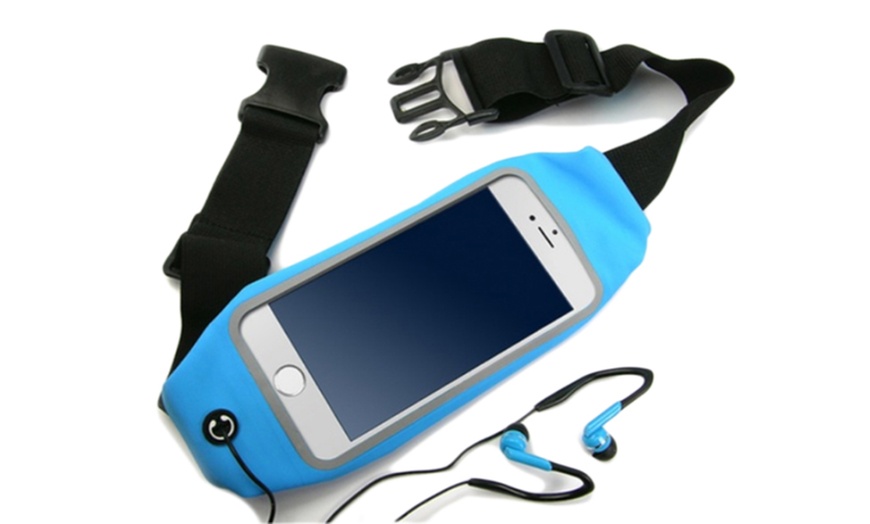 Image 15: Adjustable Smartphone Running Belt