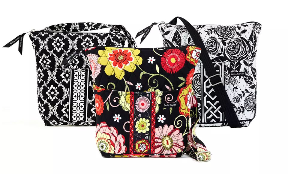 Bella Taylor Cross-Body Hipster Bags. Multiple Patterns Available. Free Returns. - Primary Image