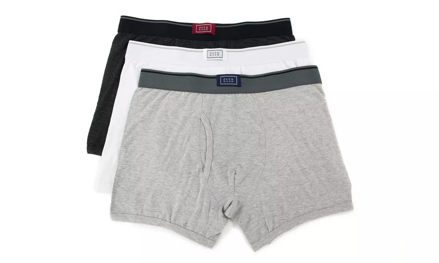 Oak & Rush Men's Cotton Blend Boxer Briefs (6-Pack) (Size S) - Primary Image