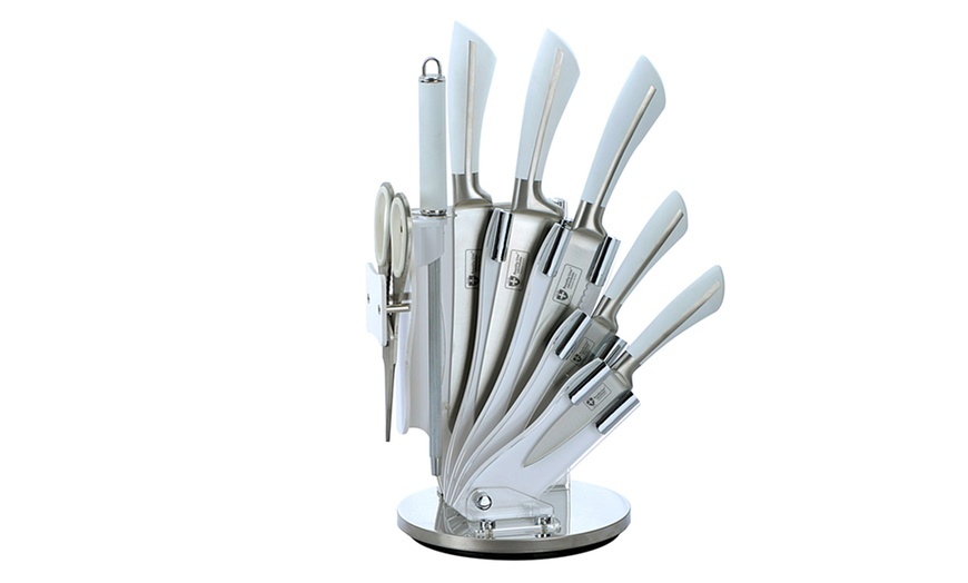 Image 3: 8-Piece Knife Set With Stand