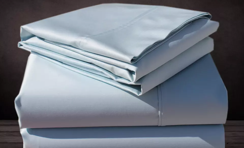 $59 for 600-TC Egyptian-Cotton Sheet Set (Up to $190 List Price). Multiple Options Available. Free Shipping and Returns. - Second Medium