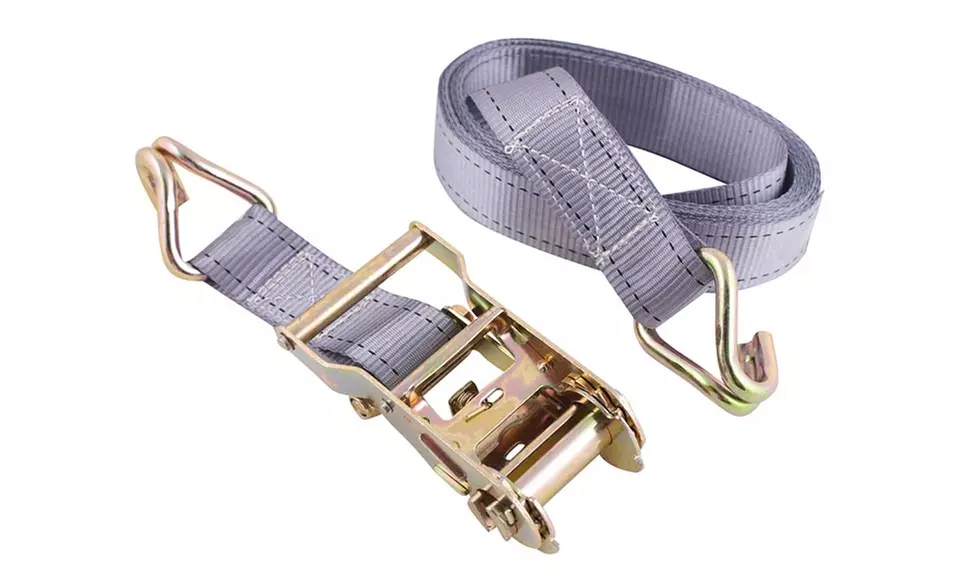 2-Pack of 15Ft. Ratchet Tie-Down Straps - Second Medium