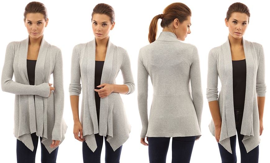 Image 3: Women's Handkerchief-Hem Cardigan