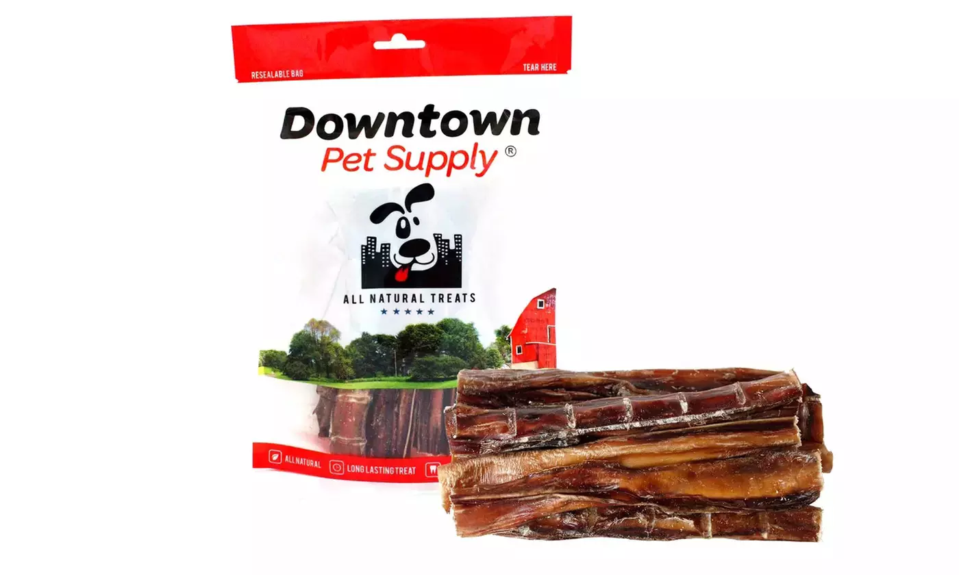 Downtown Pet Supply USA Odorless 6" Bully Sticks Dog Treats (5-, 10-, 15-, 30-, or 50-Pack) - Primary Image