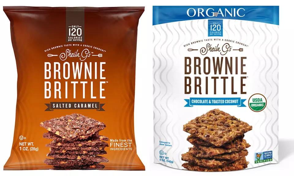Brownie Brittle Variety Pack (40-Pack) or Organic Brownie Brittle Variety Pack (6-Pack) - Primary Image