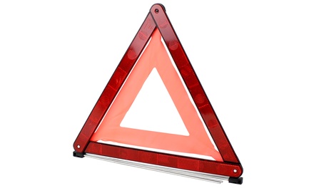 Two Car Warning Triangles | Groupon