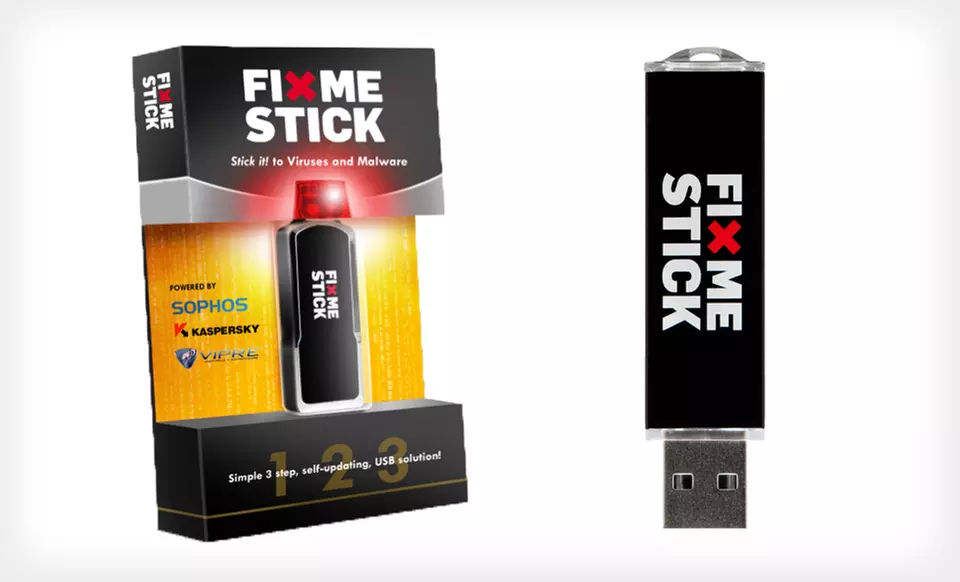 $34 for a FixMeStick Malware- and Virus Removal USB Drive ($59.99 List Price). Free Shipping and Free Returns. - Second Medium